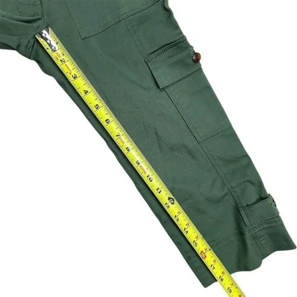 J. Crew Crewcuts Girls' Cargo Pants Green Size 6 Stretch‎ Chino Casual Utility